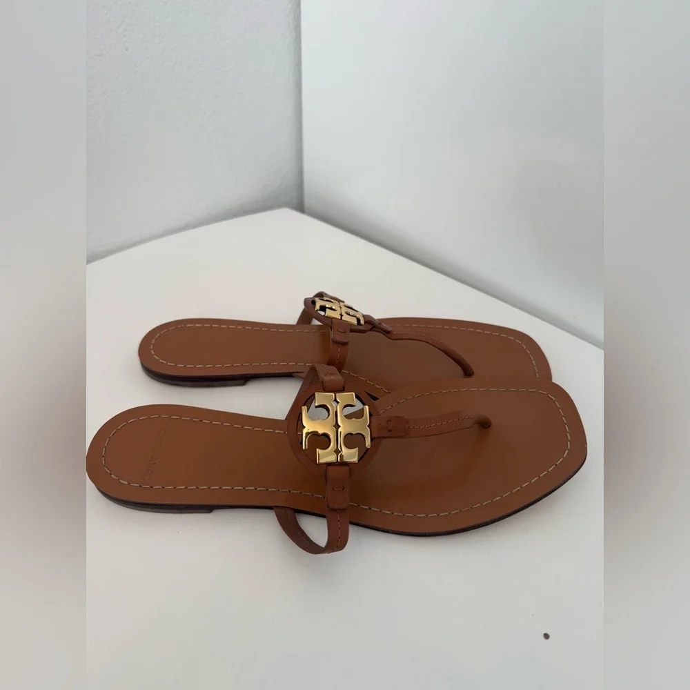 Tory Burch Miller Leather Sandals size 91/2